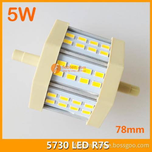 5W LED R7S lamp SMD5730 78mm